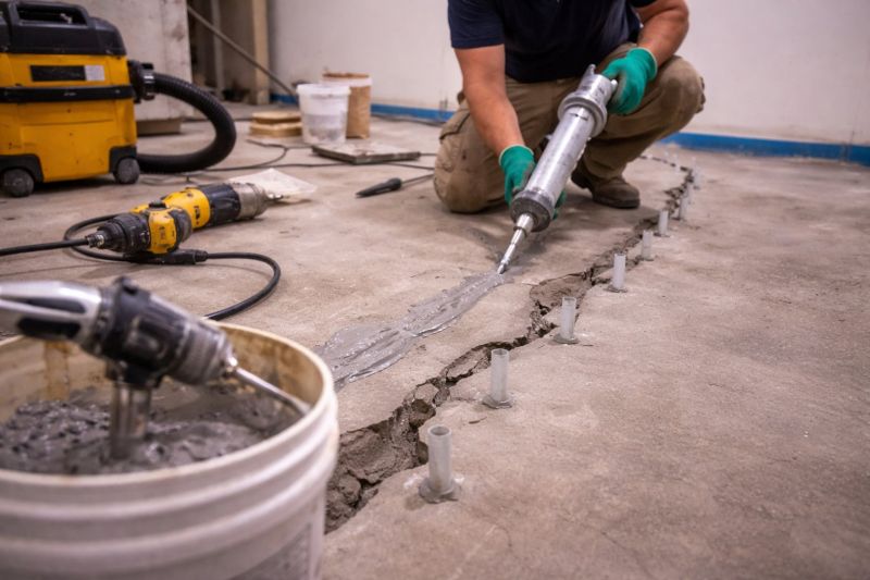Cracked Basement Floor Repair in Altamonte Springs, FL