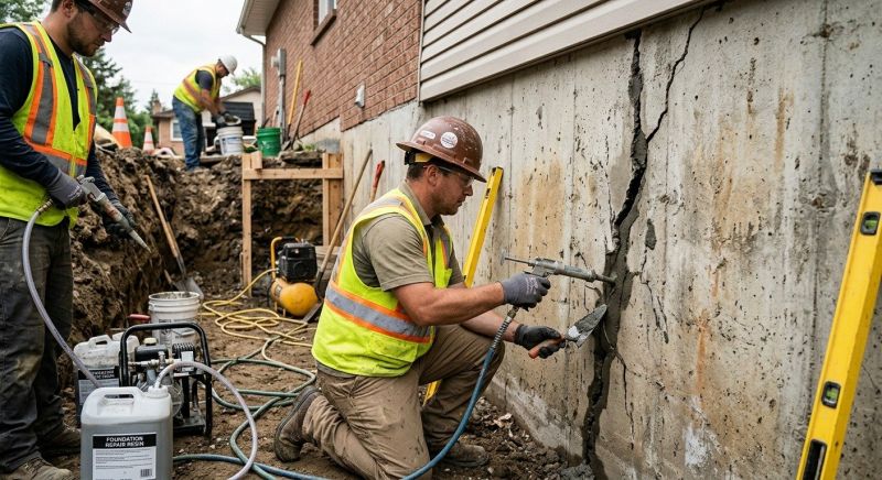Cracked Foundation Repair in Apopka, FL