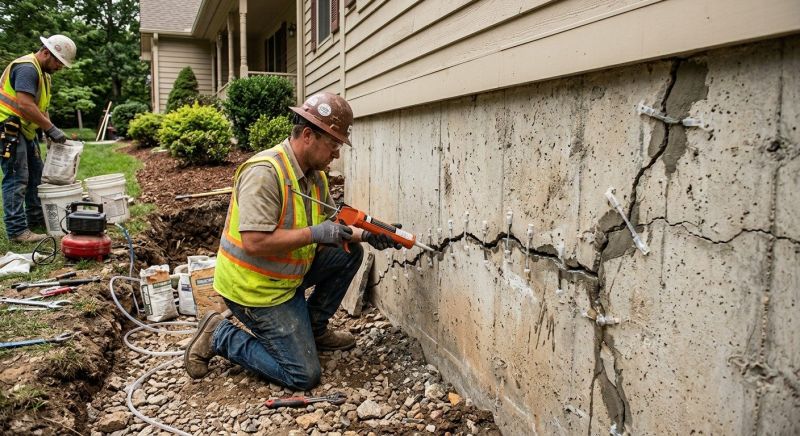 Cracked Foundation Repair in Mount Dora, FL