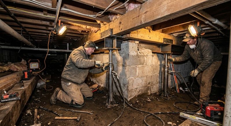 Crawlspace Foundation Repair in Lake County, FL