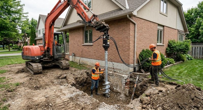 Helical Pile Installation in Altamonte Springs, FL