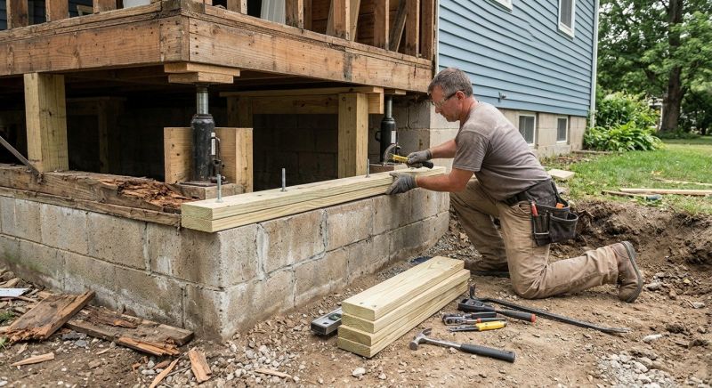 House Foundation Repair in Osteen, FL