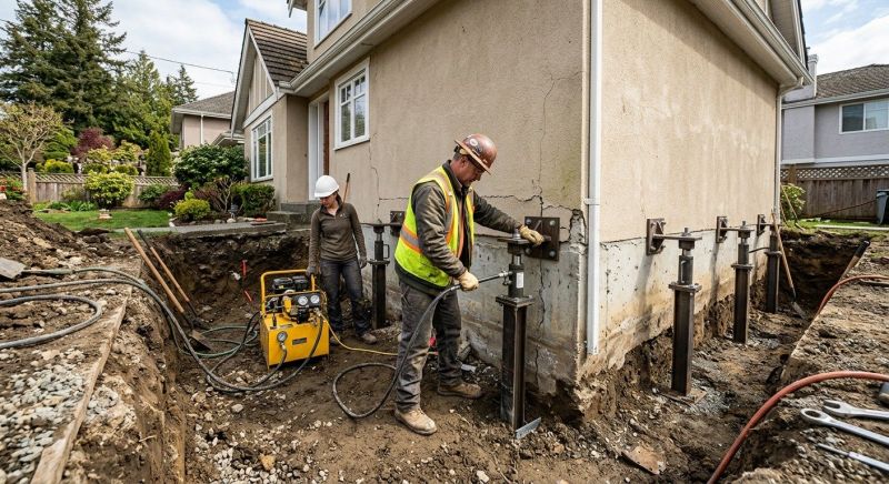 Sinking Foundation Repair in Clermont, FL
