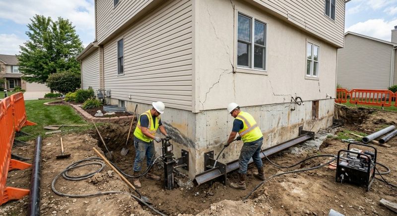 Sinking Foundation Repair in Kissimmee, FL